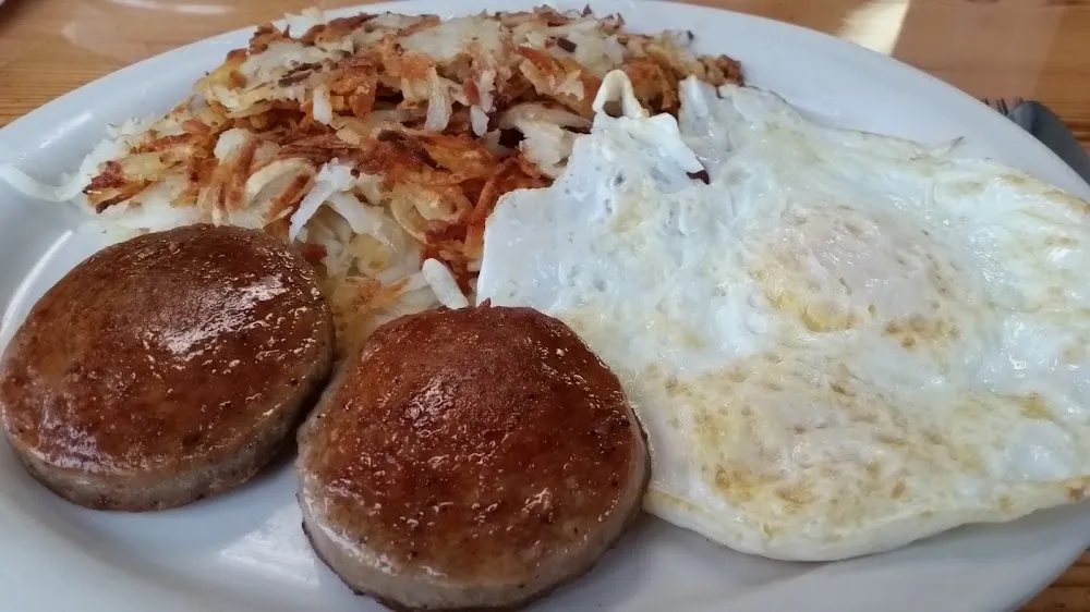 Eggs Hash Browns Sausage Patties